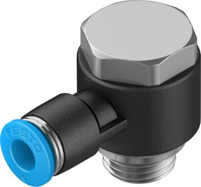 Festo 132063 Push-in L-fitting QSLV-G1/4-6-100