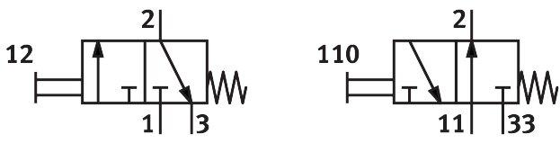 Festo 13793 Pushbutton valve K/O-3-PK-3