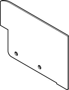 Festo 565708 Insulating plate CPX-P-AB-IP