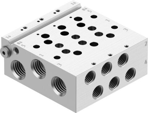 Festo 566643 Manifold rail VABM-L1-14W-G14-3