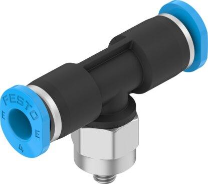 Festo 8113048 Push-in T-fitting NPQE-T-M3-Q4-P10