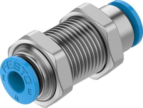 Festo 8113122 Push-in bulkhead connector NPQE-H-Q4-E-P10