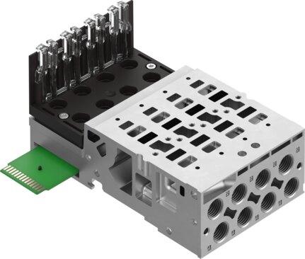 Festo 8066780 Sub-base VMPA14-AP-4-1-EMM-8