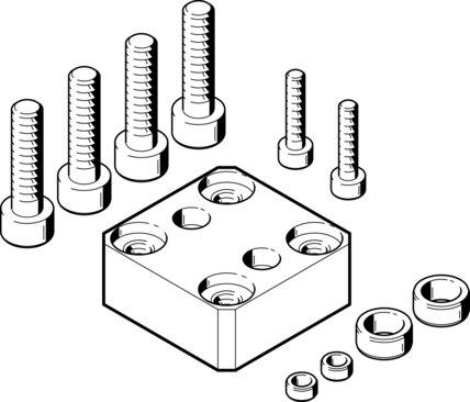 Festo 192708 Adapter kit HAPG-39-S1