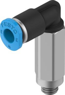 Festo 8113012 Push-in L-fitting, long NPQE-LL-M5-Q4-P10