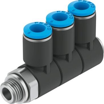 Festo 153222 Multiple distributor QSLV3-1/8-6