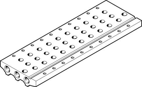 Festo 566530 Manifold rail VABM-L1-10AS-M5-10