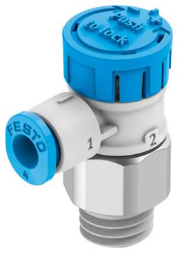 Festo 8157640 One-way flow control valve VFOE-LE-T-R18-Q4-F1A