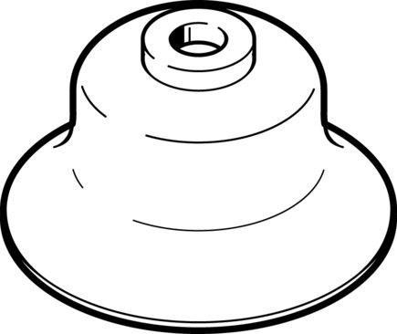 Festo 191037 Vacuum cup without connector ESV-50-ES