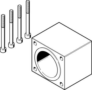 Festo 3637939 Coupling housing EAMK-A-S95-95A/B-G2