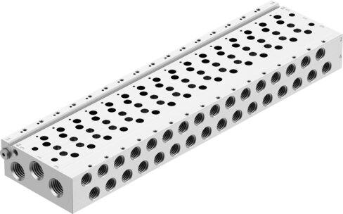 Festo 566653 Manifold rail VABM-L1-14W-G14-16