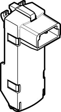 Festo 566720 Electrical sub-base VAVE-L1-1S2-LR