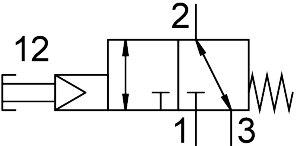 Festo 5299723 Pushbutton valve VHEF-PTC-M32-M-N14