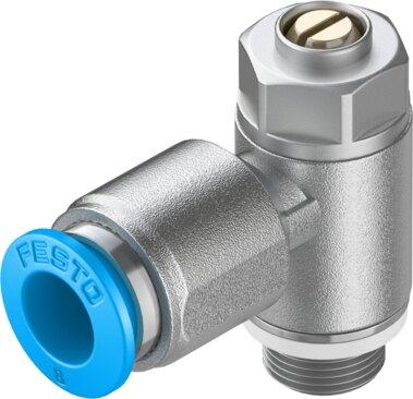 Festo 193159 One-way flow control valve GRLZ-1/8-QS-8-D