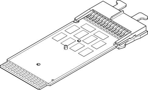 Festo 537991 Electrical manifold module VMPA2-MPM-EV-ABV-2