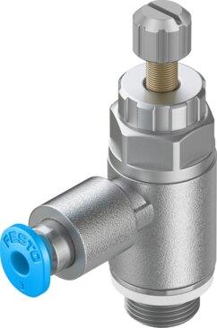 Festo 197579 One-way flow control valve GRLA-1/8-QS-3-RS-D