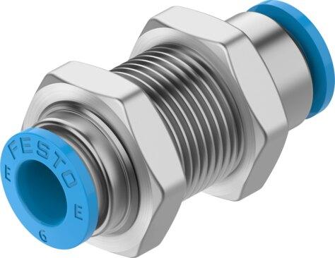 Festo 8113123 Push-in bulkhead connector NPQE-H-Q6-E-P10