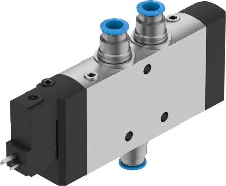 Festo 163174 Air solenoid valve CPE24-M1H-5L-QS-10