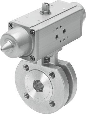 Festo 1915401 Ball valve actuator unit VZBC-15-FF-40-22-F0304-V4V4T-PS15-R-90-4-C
