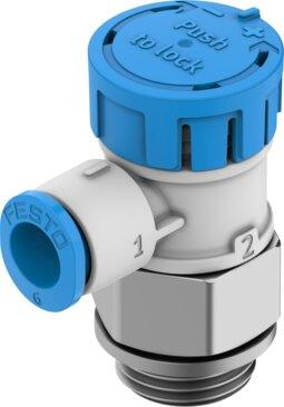 Festo 8223997 One-way flow control valve VFOE-LE-T-G14-Q6-F1A