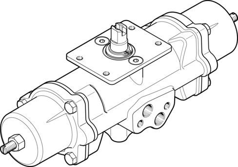 Festo 552876 Quarter turn actuator DAPS-0015-090-RS2-F03-CR