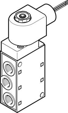 Festo 541662 Air solenoid valve MFH-5-1/4-24-NPT-EX
