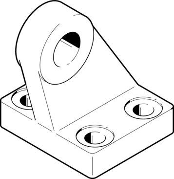 Festo 33846 Clevis foot LBZS-63