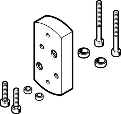 Festo 2785801 Adapter kit DHAA-D-H4/H5-12/16-Q11-10