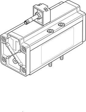 Festo 546034 Air solenoid valve MFH-5/2-D4