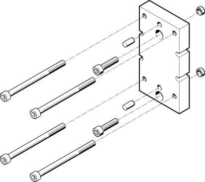 Festo 537182 Adapter kit HAPG-84