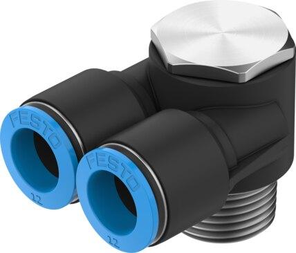 Festo 153195 Push-in Y-fitting QSYLV-1/2-12