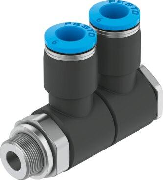 Festo 186224 Multiple distributor QSLV2-G1/8-6
