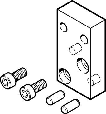 Festo 163250 Adapter kit HAPG-1
