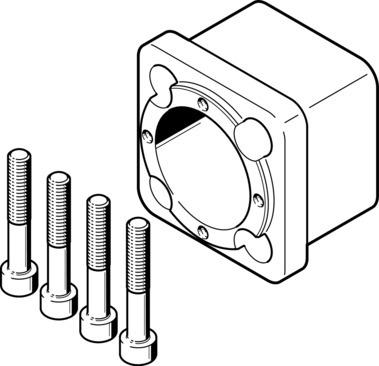 Festo 2836865 Coupling housing EAMK-A-D50-64C