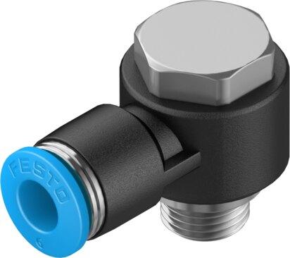 Festo 132061 Push-in L-fitting QSLV-G1/8-6-100