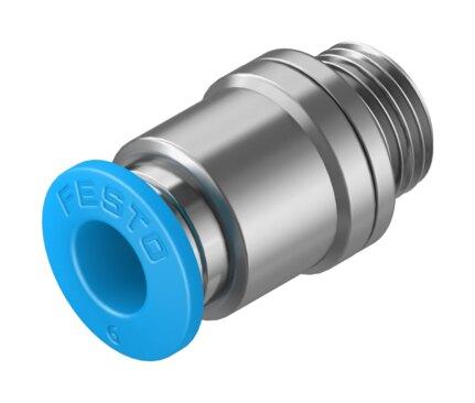 Festo 186107 Push-in fitting QS-G1/8-6-I