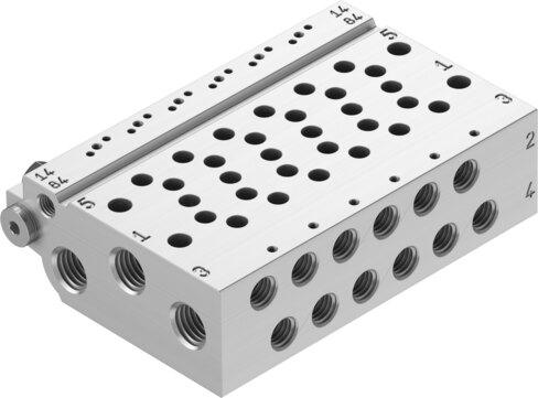 Festo 566609 Manifold rail VABM-L1-10HW-G18-5