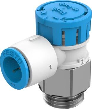 Festo 8095436 One-way flow control valve VFOE-LE-T-G12-Q12-P20