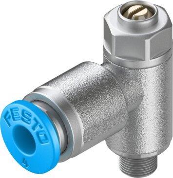 Festo 193154 One-way flow control valve GRLZ-M5-QS-4-D