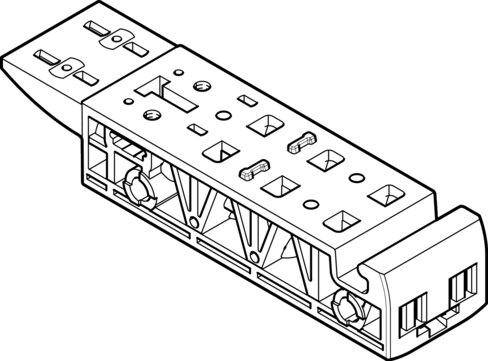 Festo 1236028 Sub-base VABS-C8-12XB-QX-DB