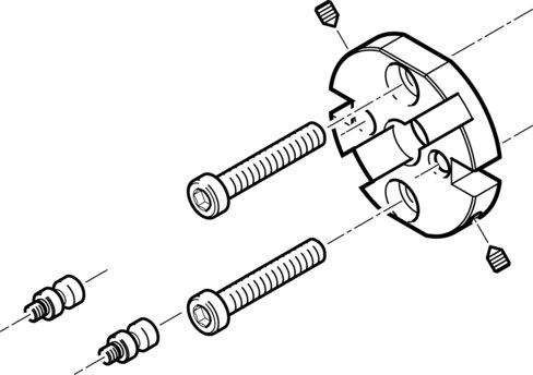 Festo 184482 Adapter kit HAPG-SD2-6
