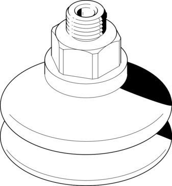 Festo 525994 Vacuum suction cup ESS-50-BT-M10
