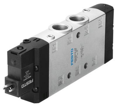Festo 163166 Air solenoid valve CPE24-M1H-5L-3/8