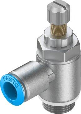 Festo 534340 One-way flow control valve GRLA-1/4-QS-10-RS-D