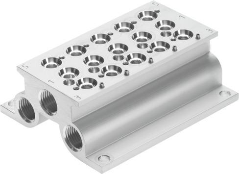 Festo 543842 Manifold block CPE18-PRS-3/8-5