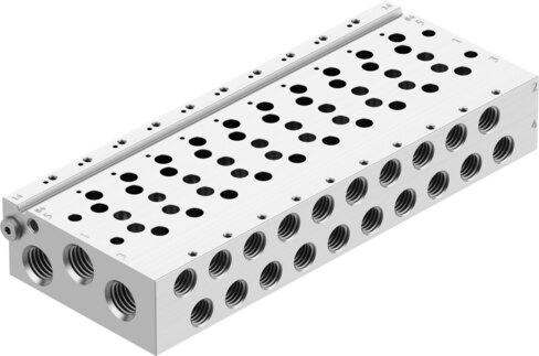 Festo 566650 Manifold rail VABM-L1-14W-G14-10