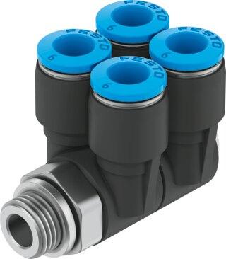 Festo 186244 Multiple distributor QSLV4-G1/8-6