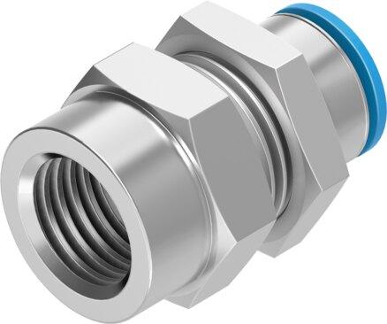 Festo 190656 Bulkhead push-in fitting QSSF-3/8-6-B
