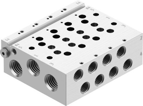 Festo 566644 Manifold rail VABM-L1-14W-G14-4