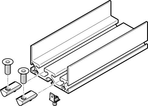 Festo 567061 Support profile HMIA-E03- -